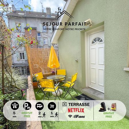 Maisonnette Le Faubourg - Centre Ville, Terrasse Et Netflix Belfort Eksteriør bilde