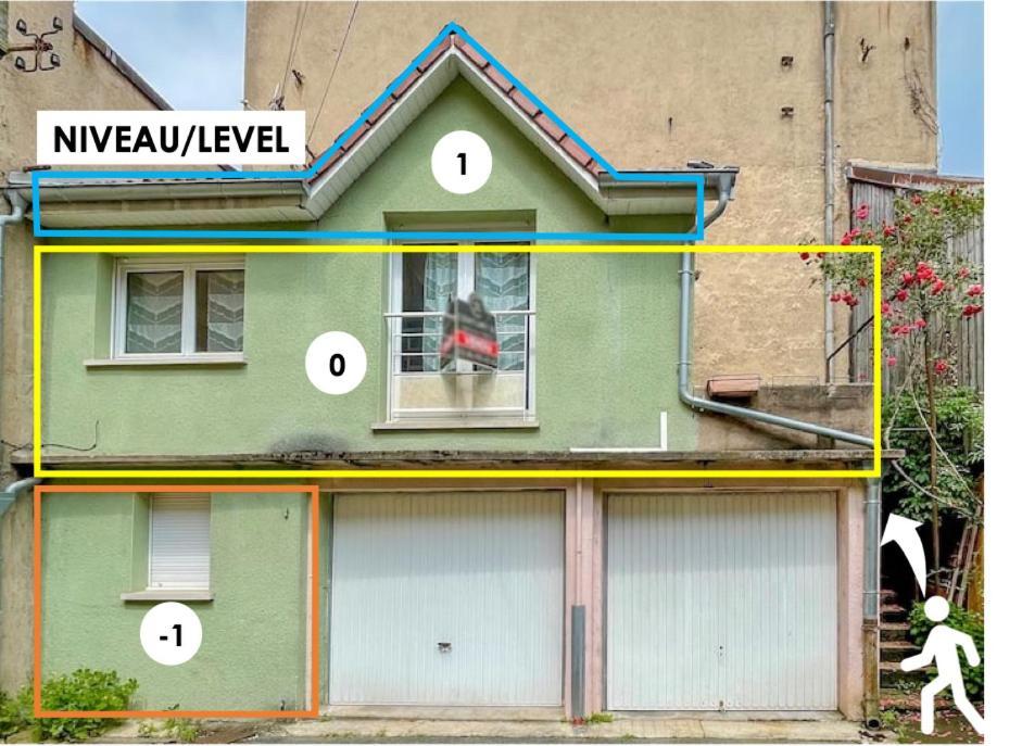 Maisonnette Le Faubourg - Centre Ville, Terrasse Et Netflix Belfort Eksteriør bilde